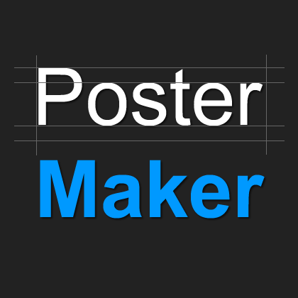 Onverbiddelijk onze Meestal Maak gratis online je posters - PosterMaker.nl